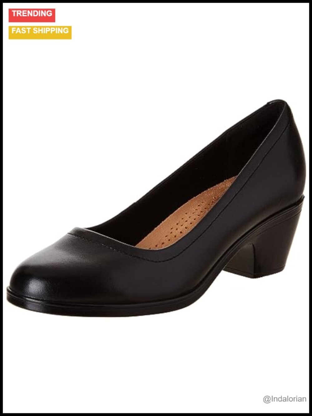 Emily 2 Ruby Pumps Block Heel Slip Resistant Leather